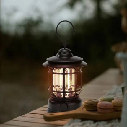 Retro Camping Lamp Lantern Lamp Outdoor Emergency Hanging Light